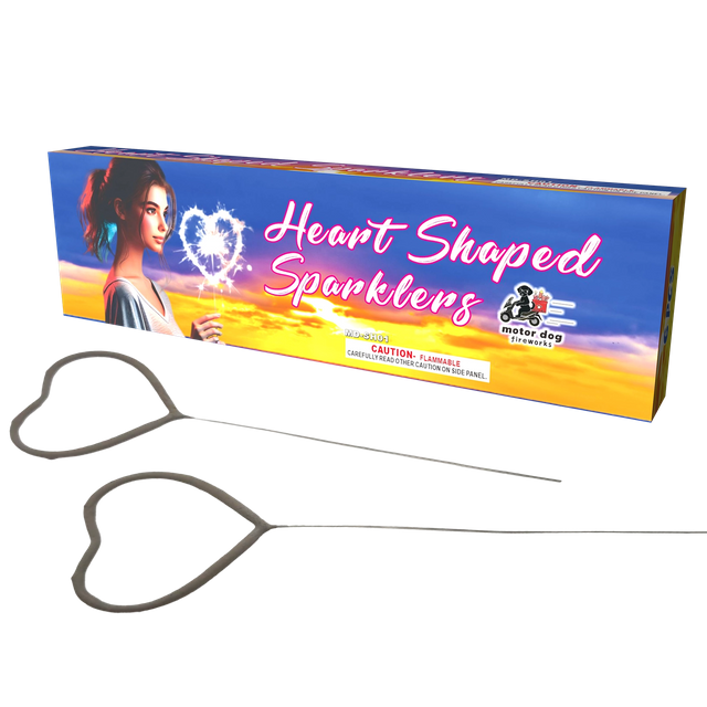 Big Heart shaped sparklers 