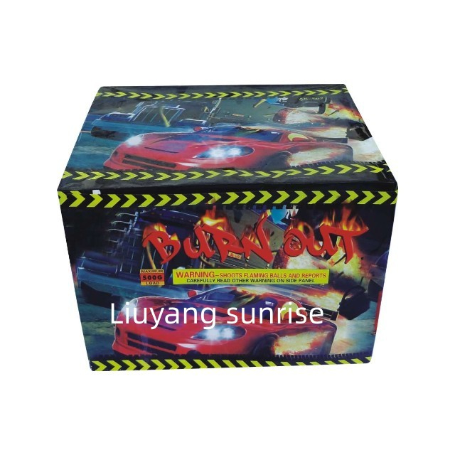 25 shots burn out fireworks for United Sates