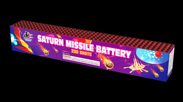 200 shots saturn missile battery for united states, without plastic for European market