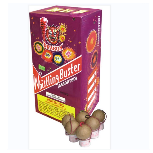 W520 Assorted Whistling buster for United States market