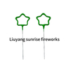 Green star Shaped sparklers 